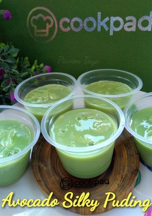 Foto resep Avocado Silky Puding