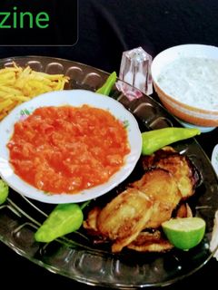 عکسی از دستور سیب زمینی، گوجه و بادمجان سرخ شده