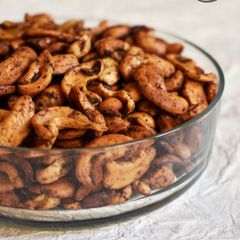 A picture of Butter Masala Kaju Dry Fry.