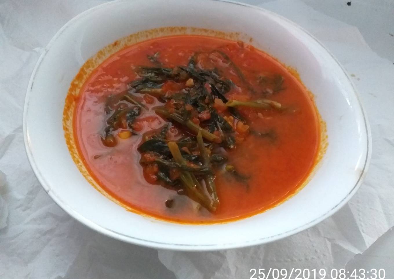 Kangkung kuah pedas