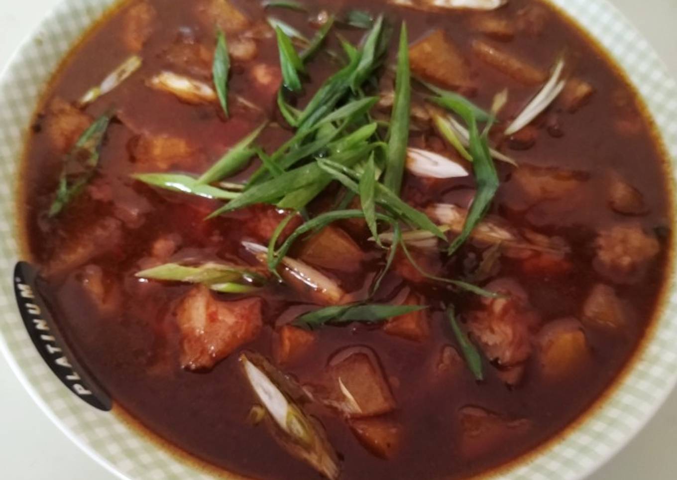 Pork with sweet soy sauce