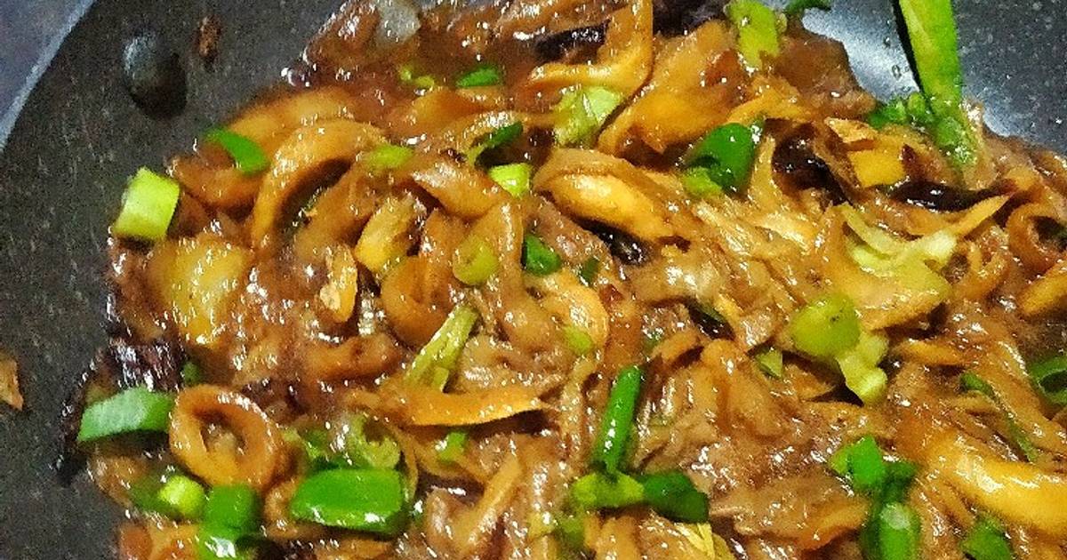 Resep Jamur tiram teriyaki oleh Saluna Mahira Cookpad