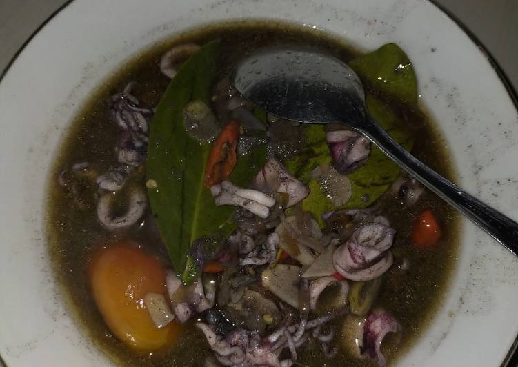 Resep Cumi kuah hitam yang praktis