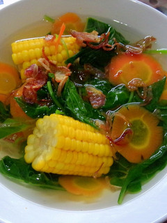 Foto resep Bening bayam wortel jagung tanpa MSG