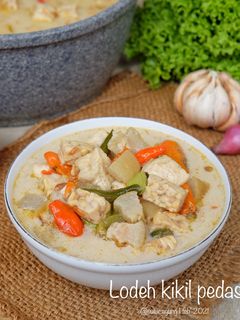 Foto resep Lodeh kikil pedas