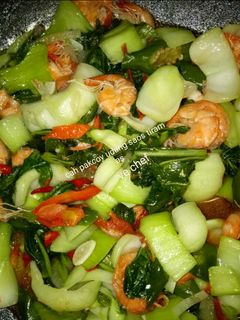 Foto resep Cah pakcoy udang saos tiram as