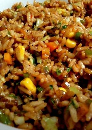 A picture of Mix Vegetable Rice#creativerice.