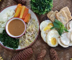 Resep mudah Pecel Sayur Mantul Banget