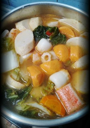 Foto resep Suki Seafood Kuah Tomyum
