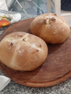 Una foto de Pan de campo