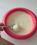 Mousse de limón proteico al microondas