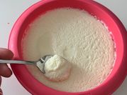 Una foto de postres proteicos