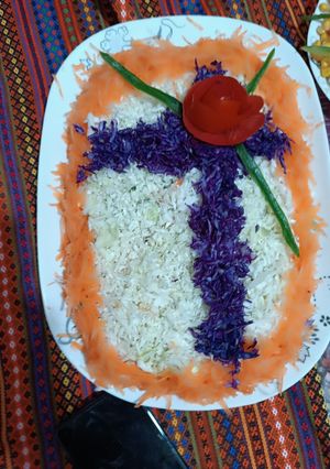 عکسی از دستور تزیین سالادفصل
