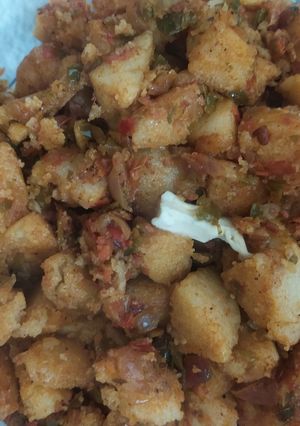A picture of Masala idli.