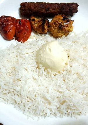 A picture of Persian Style Joojeh Kabob🍡🌶.