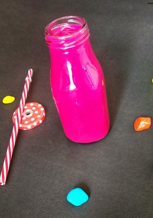 A picture of Beetroot-Banana Smoothy.