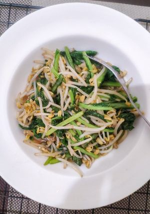 Foto resep Tumis tauge caisim sederhana