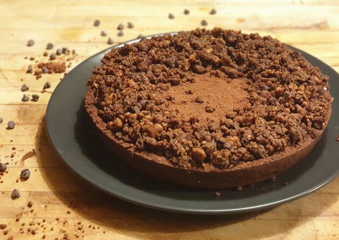 Crostata di farro ricotta e cioccolato senza uova