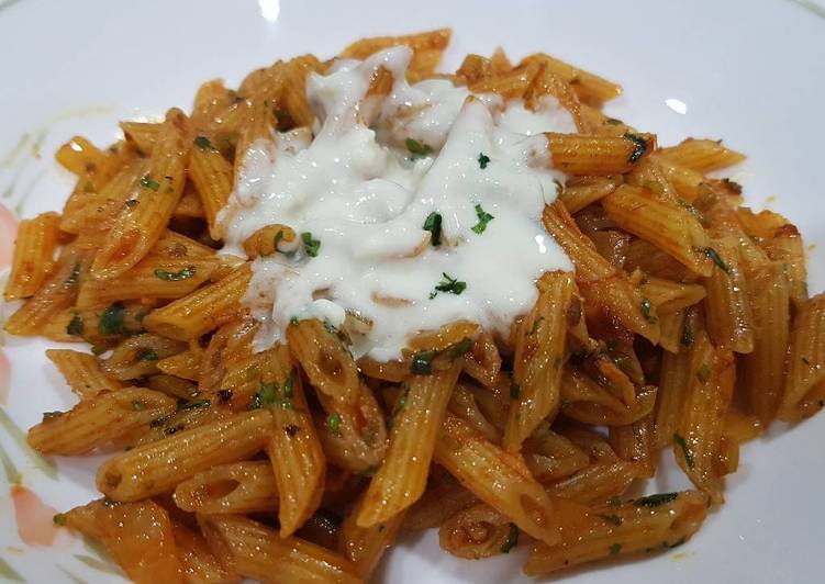 Mom's Fried Curry Pasta