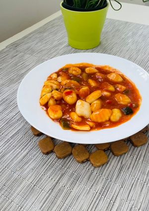 Una foto de Gnocchi con sepia