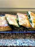 Rustico con : cime di rapa,alici sott’olio,salciccia e pecorino😋