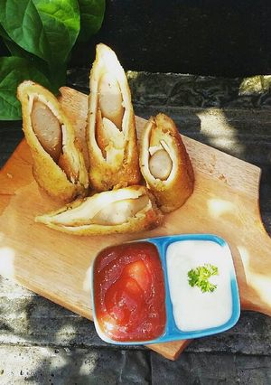 Foto resep Roti Sosis Keju