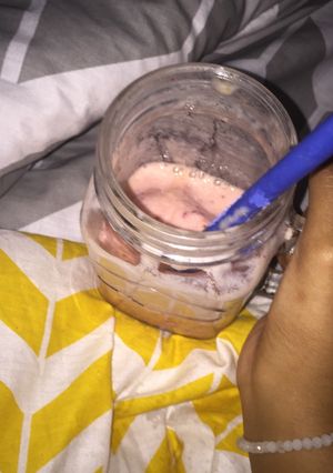 صورة لوصفة سموذي فراوله ومانجا