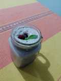Frappé con frutos rojos