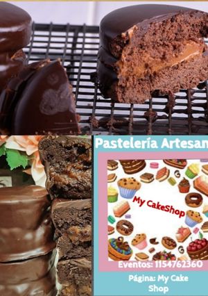 Una foto de Alfajorcitos de brownie súper fáciles y ricos!!!👉🏾👉🏾🤤😉😉💖
