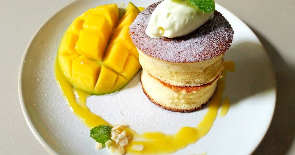 Resep Mango Souffle Pancake oleh Ira Asti Wredhani Cookpad