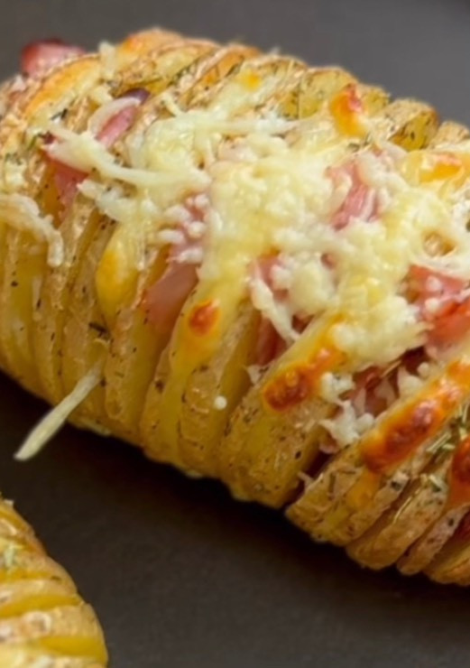 Una foto de Patatas Hasselback