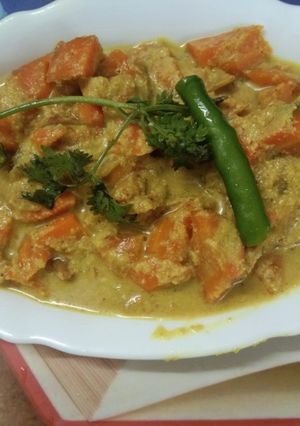 A picture of Carrot Kurma.