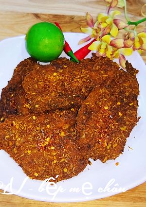 Hình của món Khô heo giả bò.