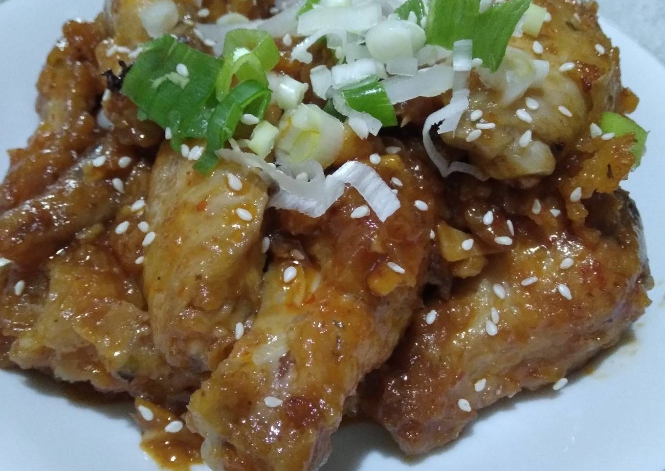 Sup ayam goreng Korea Gochuzhang