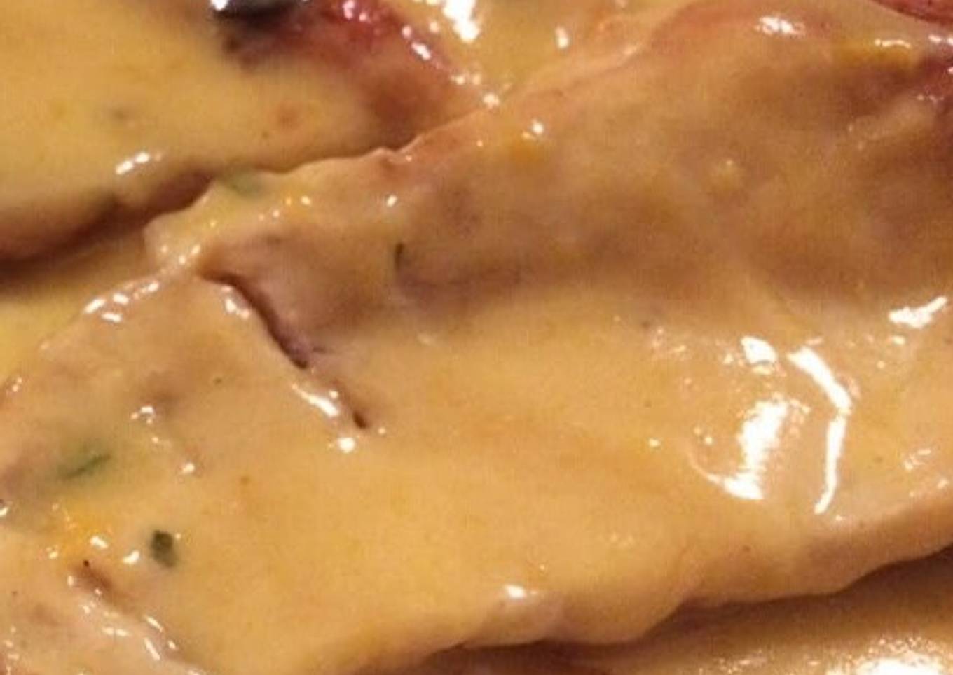 Pechugas de pollo en salsa de mostaza