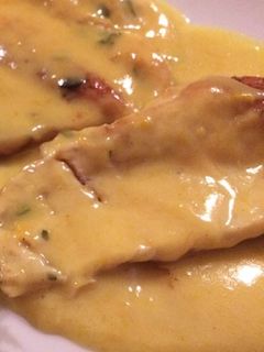 Una foto de Pechugas de pollo en salsa de mostaza