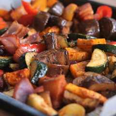A picture of Roasted Veggies (Vegan).