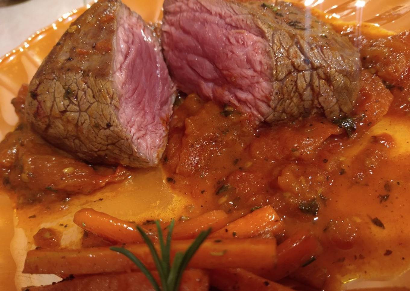 Menú de tres tiempos. 🥣🍖🍬