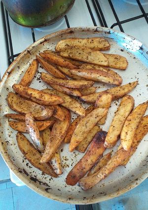 Una foto de Papas rústicas o cuña
