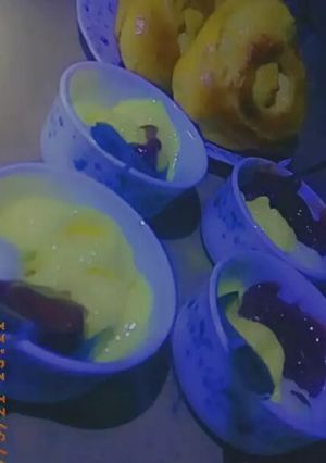 عکسی از دستور بستنی سه رنگ🥣