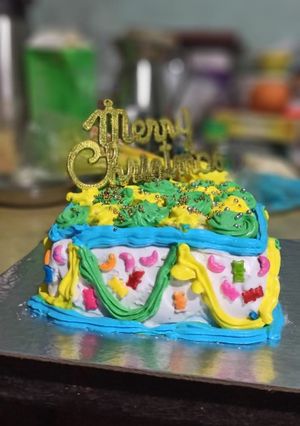 নিরামিষ কেক (eggless cake recipe in Bengali) রেসিপির প্রধান ছবি