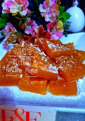 A picture of Turkish delight.