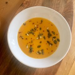 A picture of Butternut Squash and Coconut Soup.