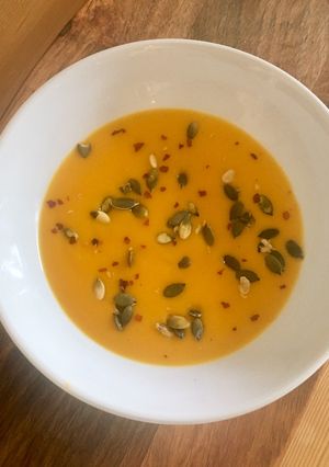 A picture of Butternut Squash and Coconut Soup.