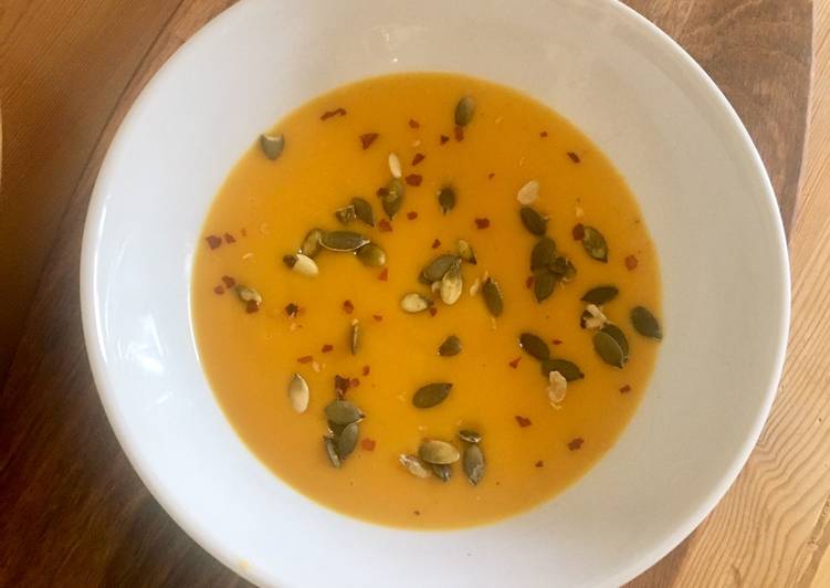 Easiest Way to Butternut Squash and Coconut Soup