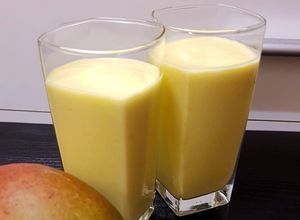 Hình của món Sinh tố xoài kiểu Ấn(mango lassi).