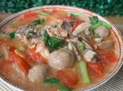 Gambar seblak kuah tulang ayam