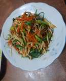 炒豆干絲蔬食