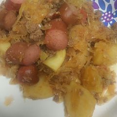 A picture of Simmered in Sauerkraut.