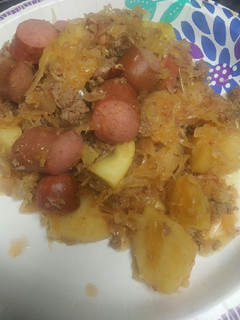 A picture of Simmered in Sauerkraut.